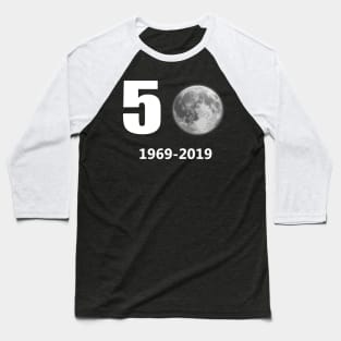 full moon 50th  anniversary 20  july 2019 Satellite a night usa gift man women Baseball T-Shirt